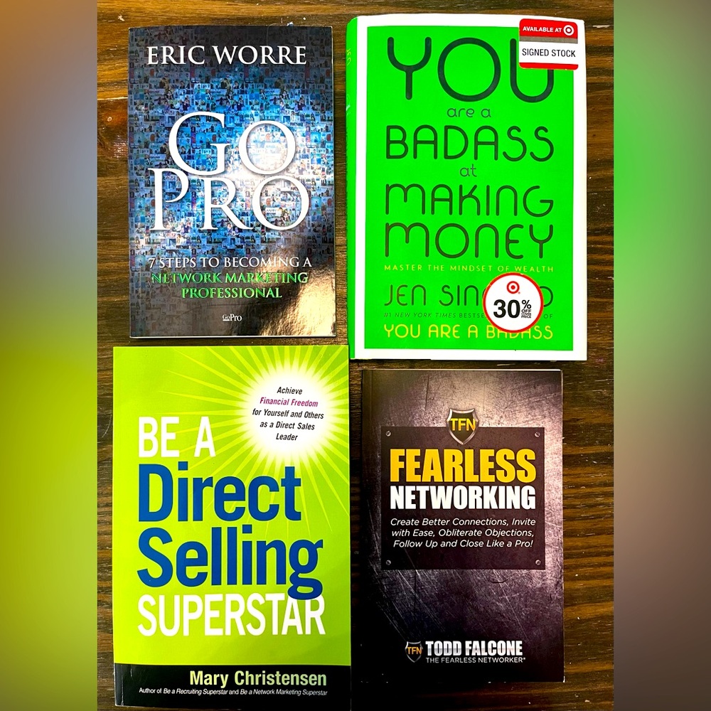 4 Network Marketing/Direct Sales Books